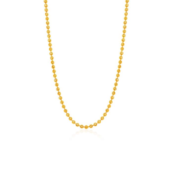 gold necklace curb