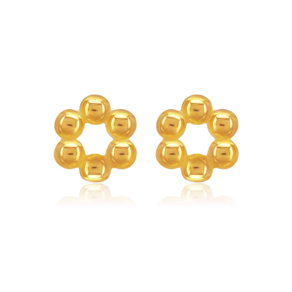 SK 916 Gold Luxe Earrings | SK Jewellery
