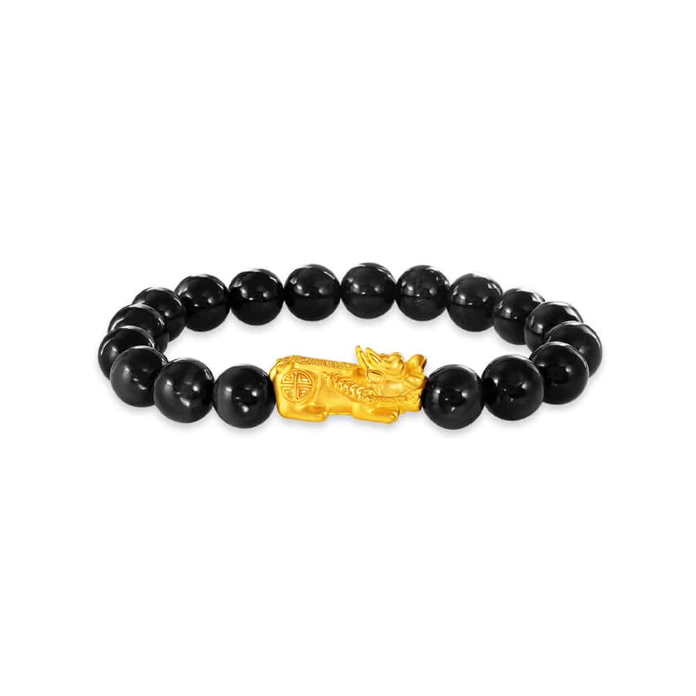 916 gold pixiu bracelet