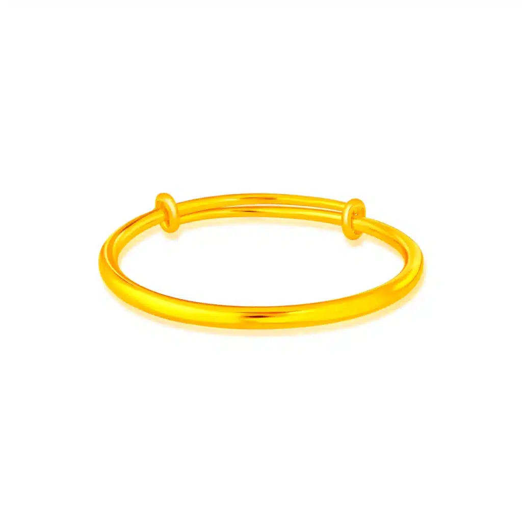 999 Pure Gold Classic Baby Bangle