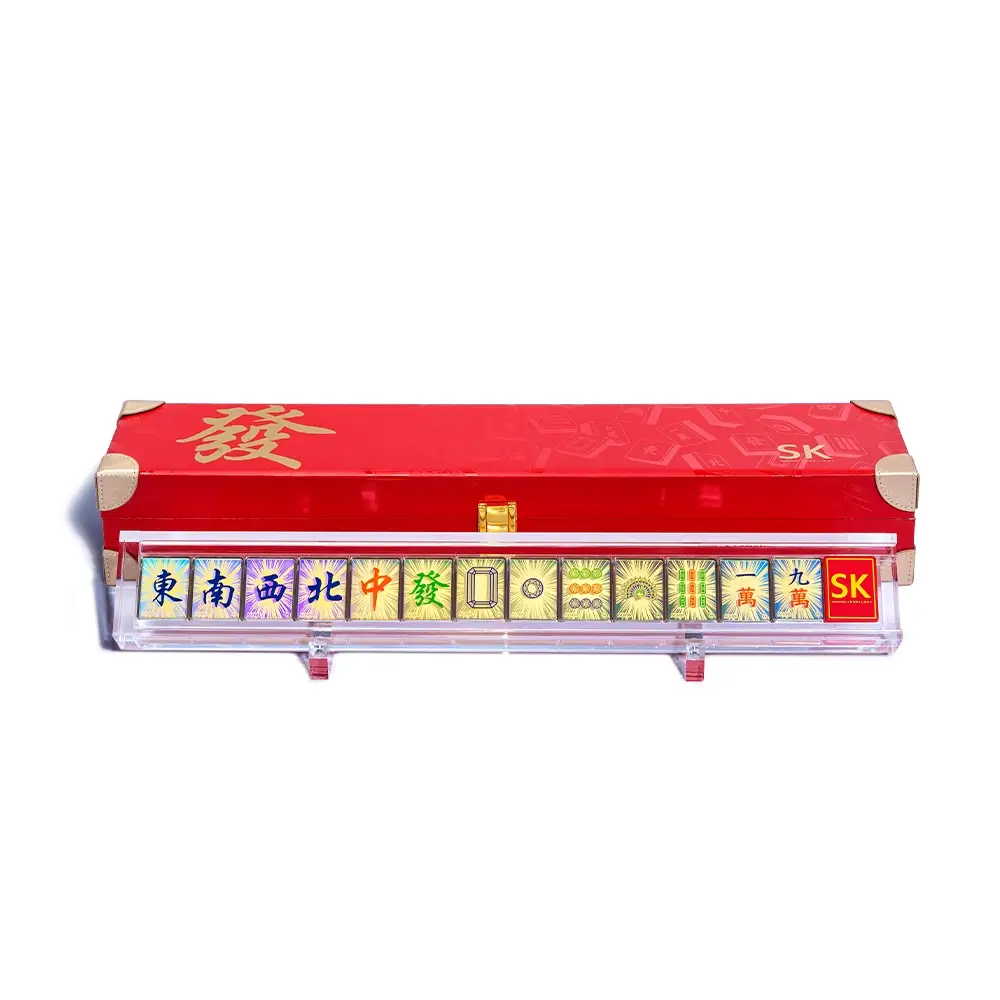 SK Jewellery selling Limited Edition 999 Pure Gold Mahjong Set to impress  your kakis this CNY
