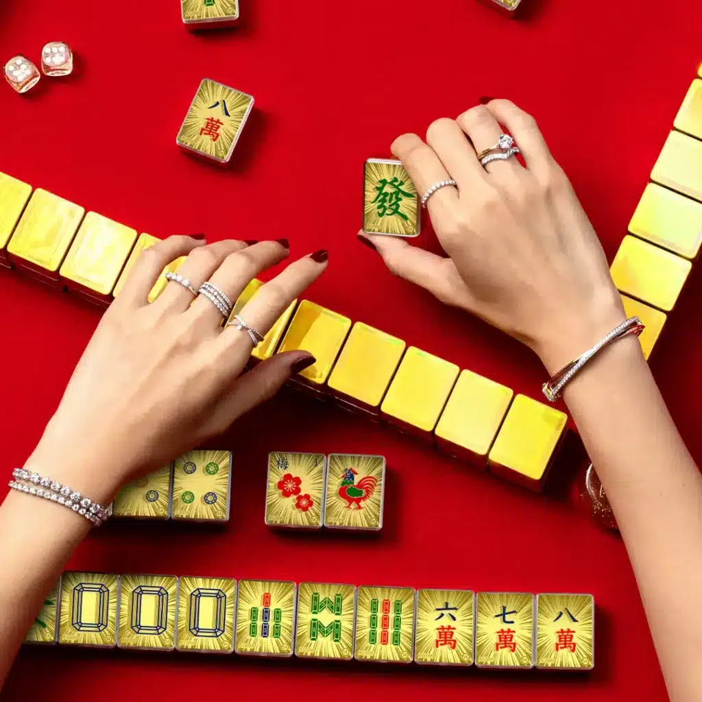 SK Jewellery selling Limited Edition 999 Pure Gold Mahjong Set to impress  your kakis this CNY