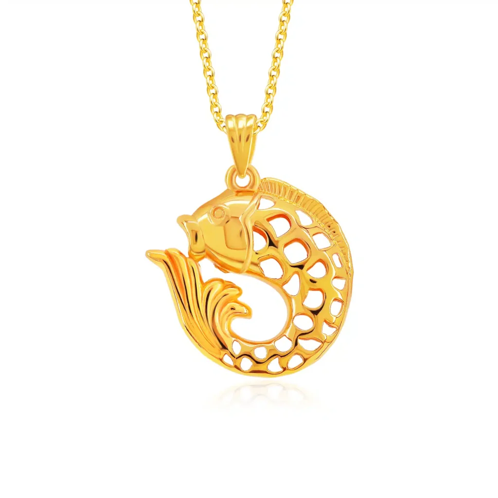 SK 916 Abundance of Luck Gold Pendant | SK Jewellery