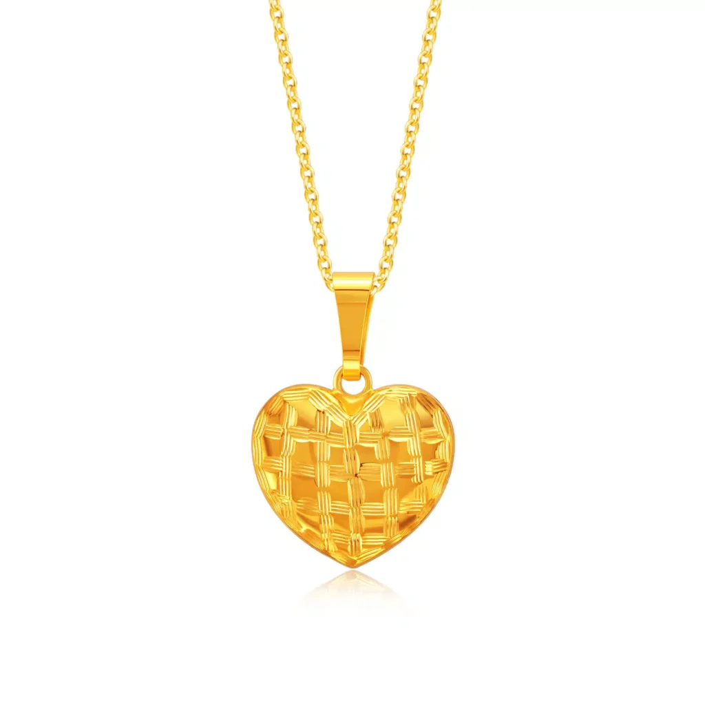 Gold s hot sale necklace charm