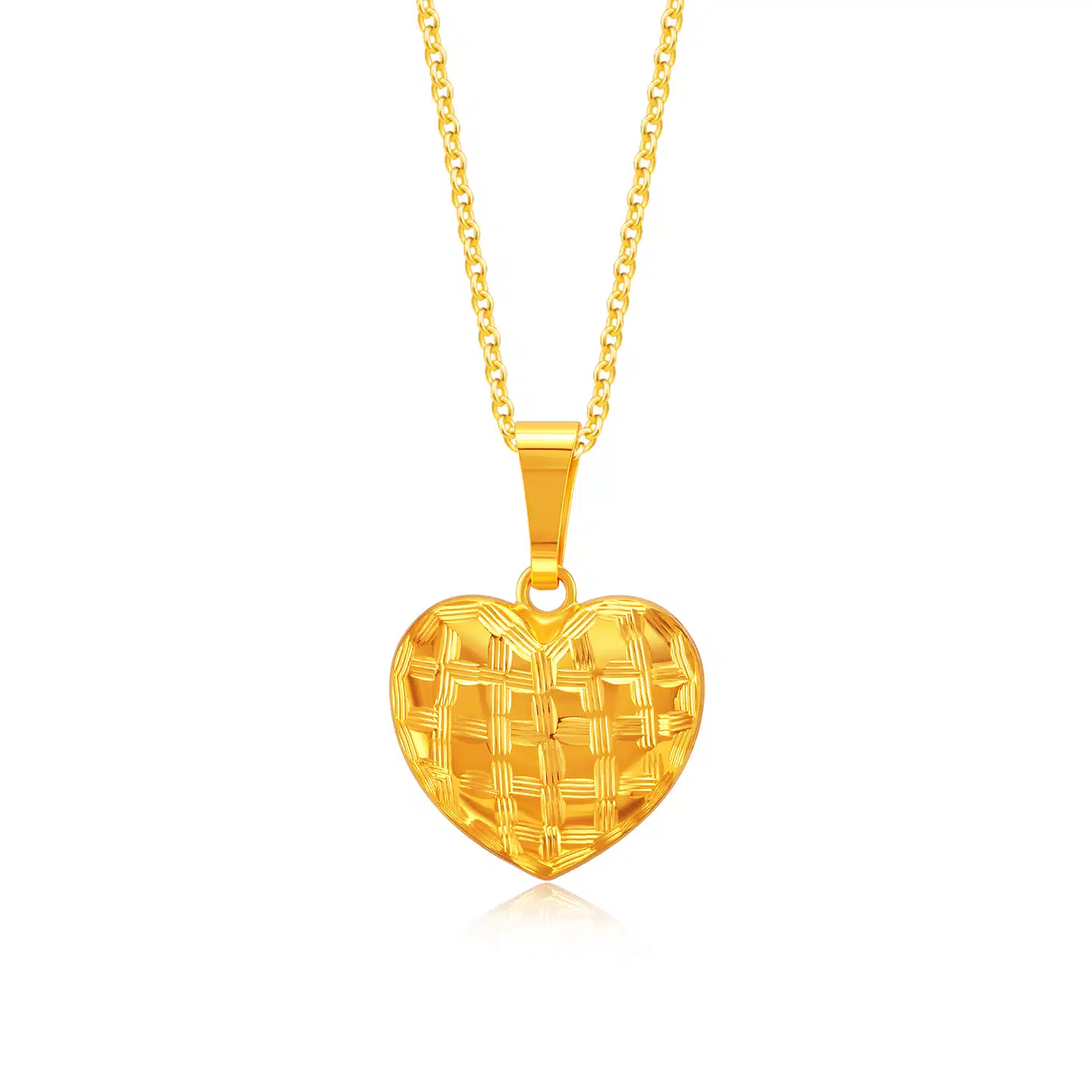 Heart of gold | Padlock necklace