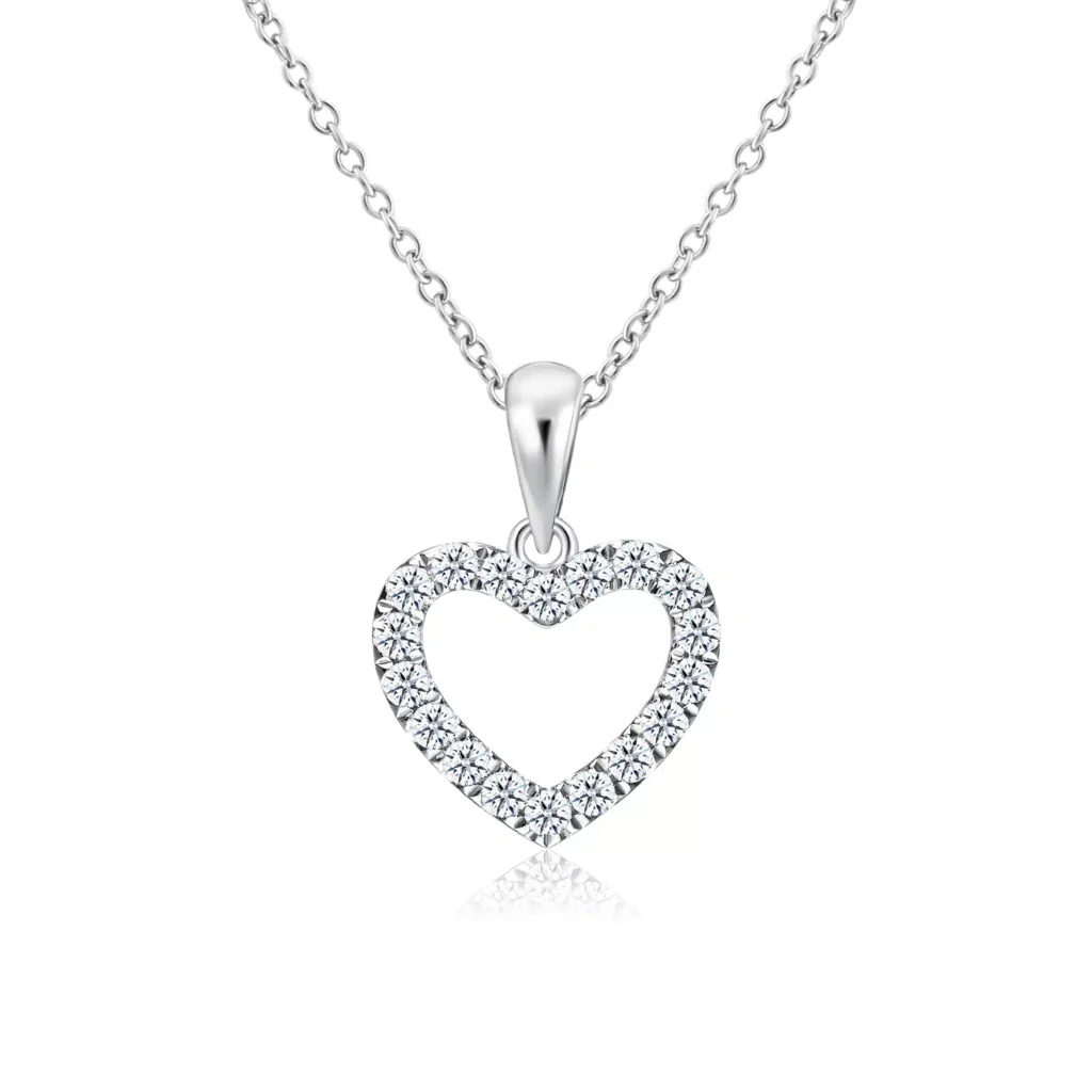 Gold and diamond deals heart shaped pendants