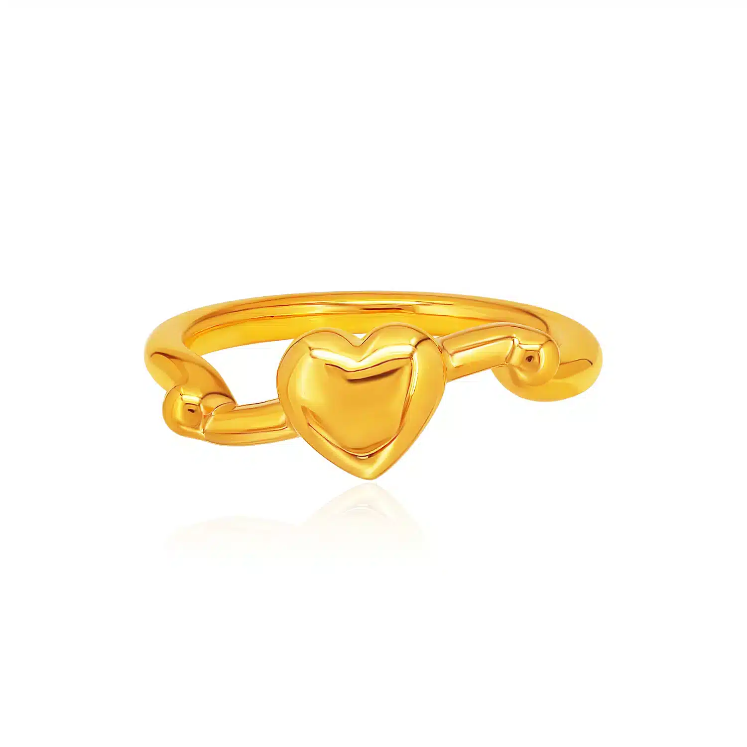 Marigold Dance Lover 999 Pure Gold Ring | SK Jewellery